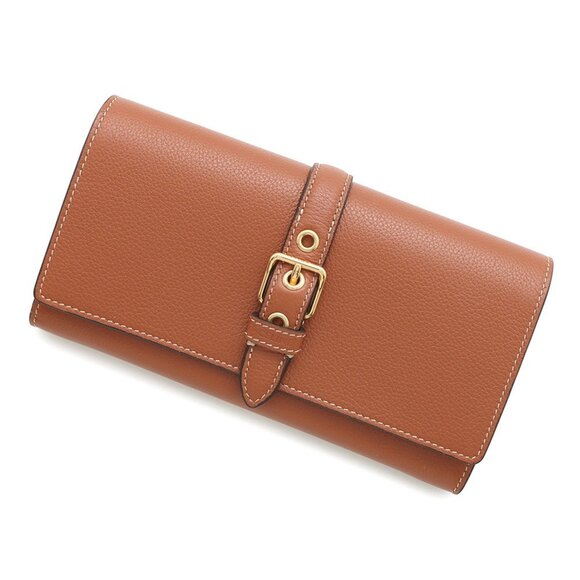 CELINE Brown Leather Wallet - Picture 1 of 15